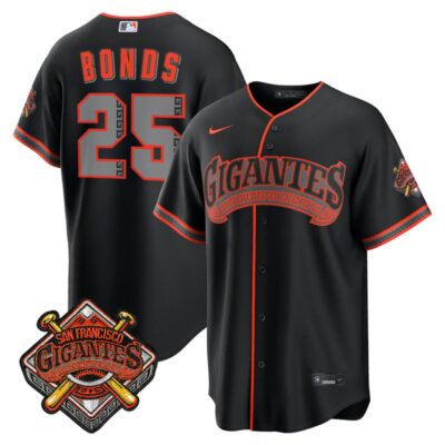 San Francisco Giants "Los Gigantes" Vapor Premier Stitched Jersey - Barry Bonds