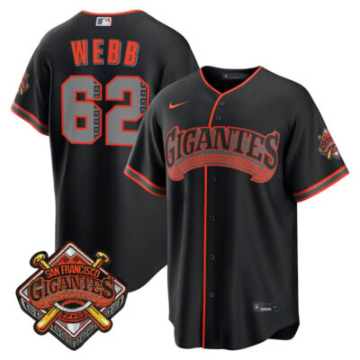 San Francisco Giants "Los Gigantes" Vapor Premier Stitched Jersey - Logan Webb
