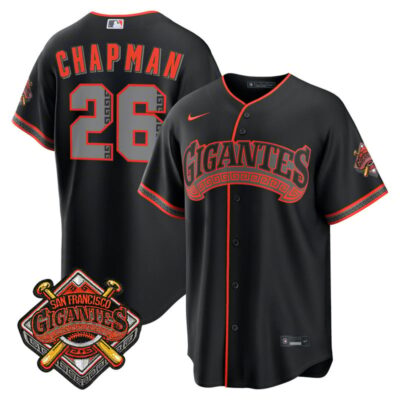 San Francisco Giants "Los Gigantes" Vapor Premier Stitched Jersey - Matt Chapman