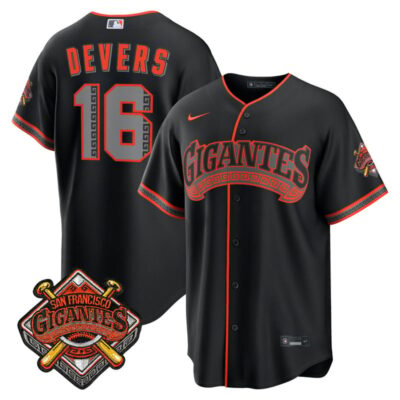 San Francisco Giants "Los Gigantes" Vapor Premier Stitched Jersey - Rafael Devers
