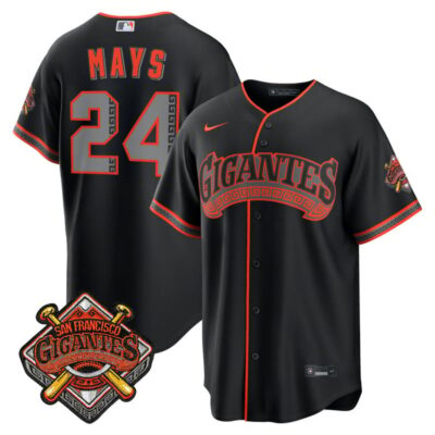 San Francisco Giants "Los Gigantes" Vapor Premier Stitched Jersey - Willie Mays