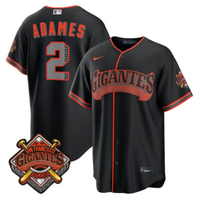 San Francisco Giants "Los Gigantes" Vapor Premier Stitched Jersey - Willy Adames