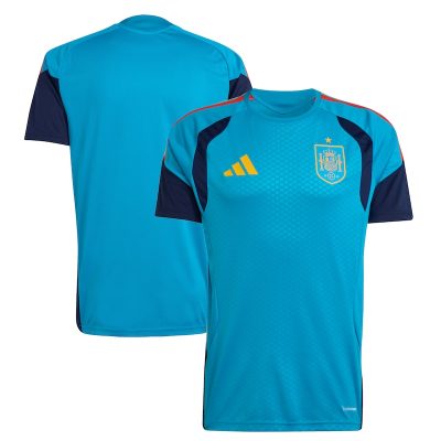 Spain National Team World Cup 2026 Tiro Home Training Jersey - Turquoise