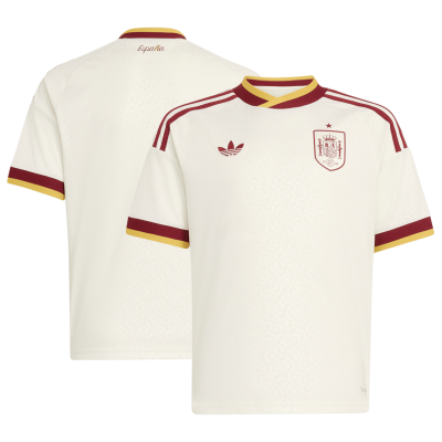 Spain National Team Youth 2026 Away Replica Jersey - White