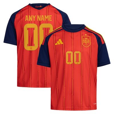 Spain National Team Youth World Cup 2026 Home Replica Custom Jersey - Red