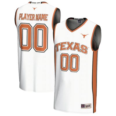 Texas Longhorns GameDay Greats NIL Pick-A-Player Lightweight Men's Basketball Fashion Jersey - White