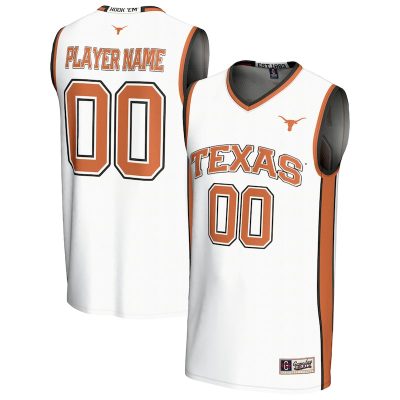 Texas Longhorns GameDay Greats Youth NIL Pick-A-Player Lightweight Men's Basketball Jersey - White