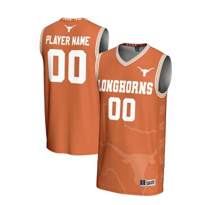 Texas Longhorns GameDay Greats Youth NIL Pick-A-Player Men's Basketball Icon Print Lightweight Jersey - Texas Orange