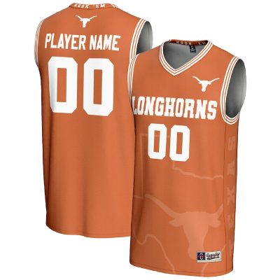 Texas Longhorns GameDay Greats Youth NIL Pick-A-Player Women's Basketball Lightweight Icon Print Jersey - Texas Orange