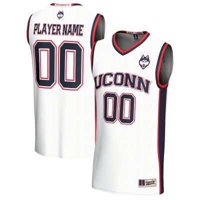 UConn Huskies GameDay Greats Unisex Lightweight Collegiate Men's Basketball NIL Pick-A-Player Fashion Jersey - White