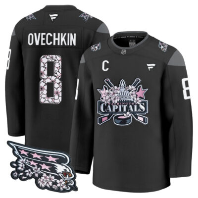 Washington Capitals 2026 Cherry Blossom Premium Stitched Jersey - Alex Ovechkin