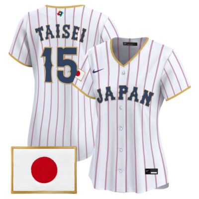 Women's Team Japan World Baseball Classic Vapor Premier Stitched Jersey - White / Taisei Ota
