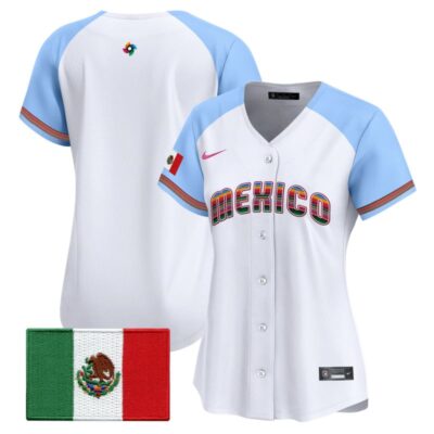 Women's Team Mexico World Baseball Classic "Serape Edition" Vapor Premier Stitched Jersey - 2026 Roster - Alternate / Team