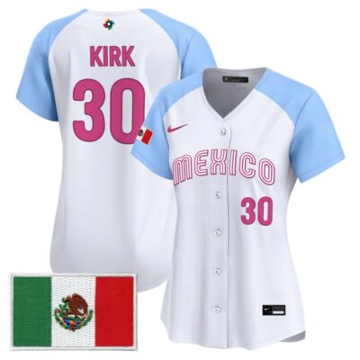 Women's Team Mexico World Baseball Classic Vapor Premier Stitched Jersey - 2026 Roster - 2023 Alternate / Alejandro Kirk