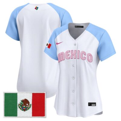 Women's Team Mexico World Baseball Classic Vapor Premier Stitched Jersey - 2026 Roster - 2023 Alternate / Team