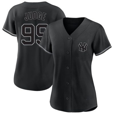 Aaron Judge New York Yankees Profile Women's Plus Size Player Name & Number Fashion Jersey - Black