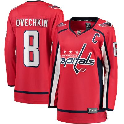 Alexander Ovechkin Washington Capitals Women's Captain Patch Home Breakaway Player Jersey - Red