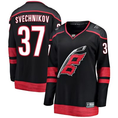 Andrei Svechnikov Carolina Hurricanes Women's Home Breakaway Player Jersey - Black