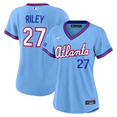 Austin Riley Atlanta Braves Women's 2026 City Connect Stadium Jersey - Powder Blue