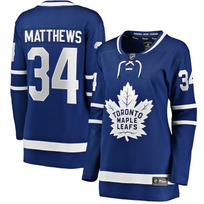 Auston Matthews Toronto Maple Leafs Women's Home Breakaway Jersey - Blue