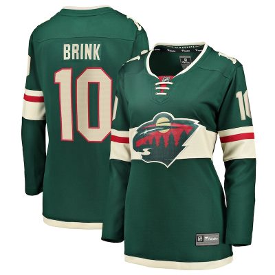 Bobby Brink Minnesota Wild Women's Home Breakaway Jersey - Green