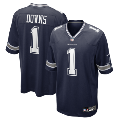 Caleb Downs Dallas Cowboys 2026 NFL Draft First Round Pick No. 11 Team Game Jersey - Navy