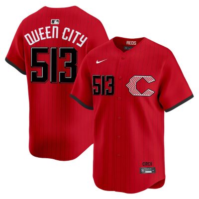 Cincinnati Reds 2026 City Connect Vapor Premier Stitched Jersey - Queen City 513