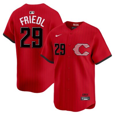 Cincinnati Reds 2026 City Connect Vapor Premier Stitched Jersey - TJ Friedl
