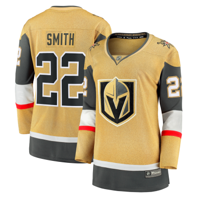 Cole Smith Vegas Golden Knights Women's Home Breakaway Jersey - Gold