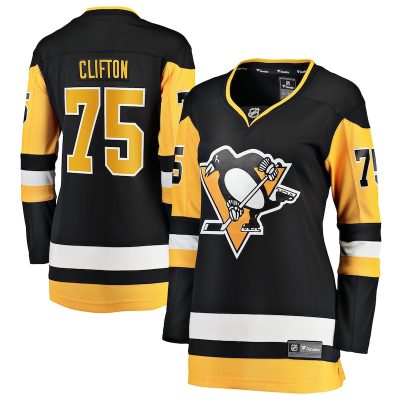 Connor Clifton Pittsburgh Penguins Women's Home Breakaway Jersey - Black