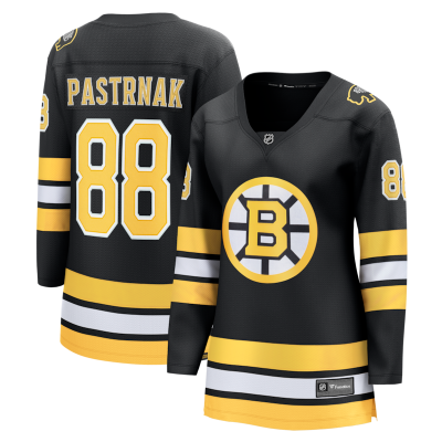 David Pastrnak Boston Bruins Women's Home Breakaway Jersey - Black