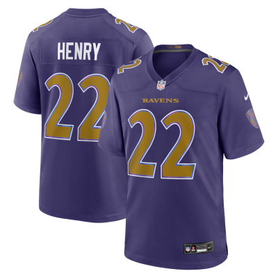 Derrick Henry Baltimore Ravens Alternate Game Jersey - Purple