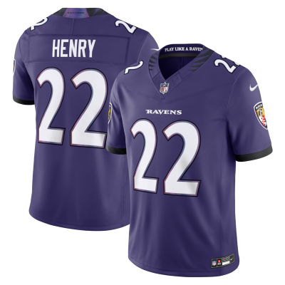 Derrick Henry Baltimore Ravens Vapor F.U.S.E. Sewn Down Limited Jersey - Purple
