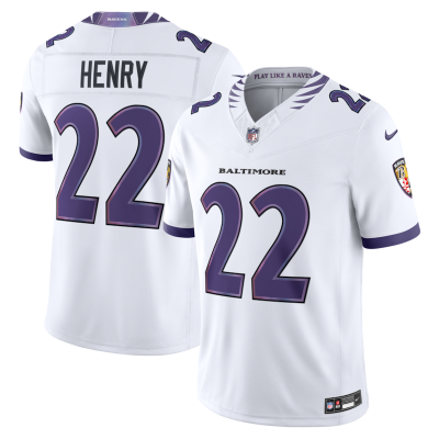 Derrick Henry Baltimore Ravens Vapor F.U.S.E. Sewn Down Limited Jersey - White