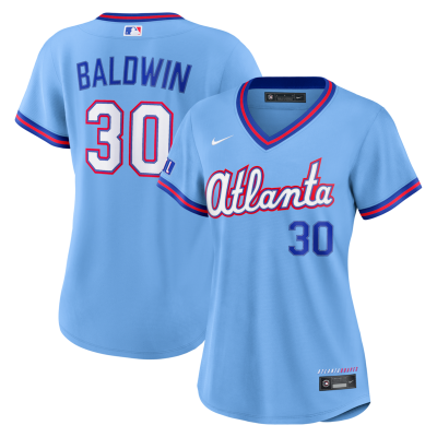 Drake Baldwin Atlanta Braves Women's 2026 City Connect Stadium Jersey - Powder Blue