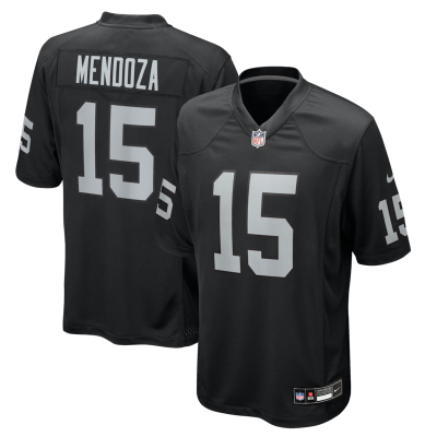 Fernando Mendoza Las Vegas Raiders 2026 NFL Draft First Round Pick No. 1 Team Game Jersey - Black