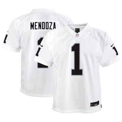 Fernando Mendoza Las Vegas Raiders Youth Game Jersey - White