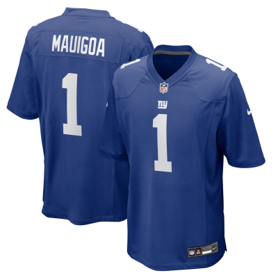 Francis Mauigoa New York Giants 2026 NFL Draft First Round Pick No. 10 Team Game Jersey - Royal
