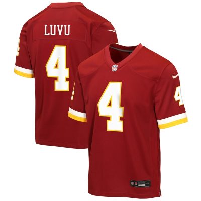 Frankie Luvu Washington Commanders Youth Game Jersey - Burgundy