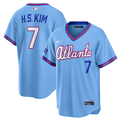 Ha-Seong Kim Atlanta Braves 2026 City Connect Stadium Jersey - Powder Blue