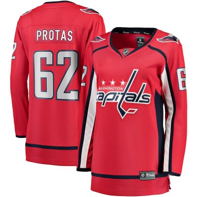 Ilya Protas Washington Capitals Women's Home Breakaway Jersey - Red