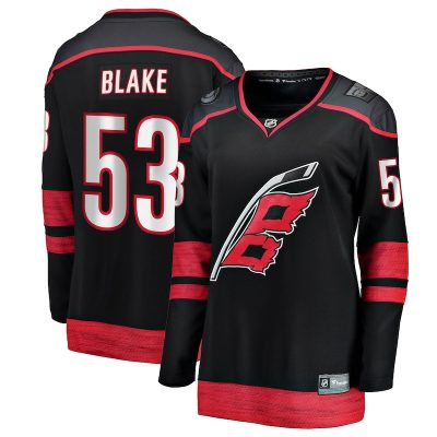 Jackson Blake Carolina Hurricanes Women's Home Breakaway Jersey - Black