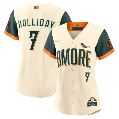 Jackson Holliday Baltimore Orioles Women's 2026 City Connect Stadium Jersey - Cream