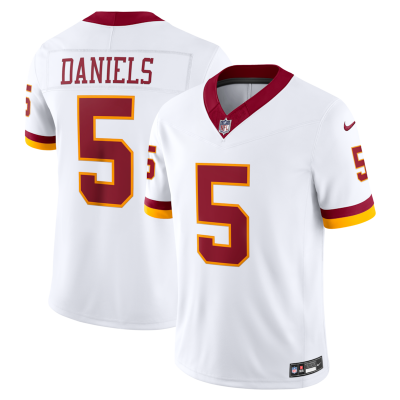 Jayden Daniels Washington Commanders Super Bowl Era Vapor F.U.S.E. Sewn Down Limited Jersey - White