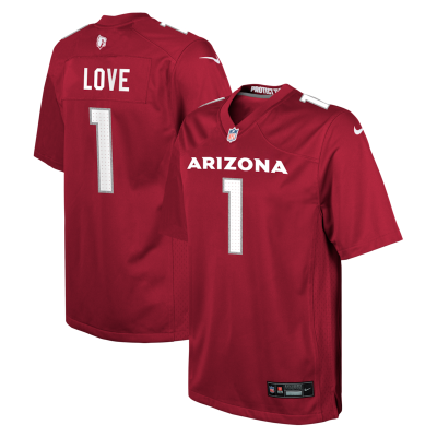 Jeremiyah Love Arizona Cardinals Youth Team Game Jersey - Cardinal