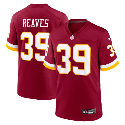 Jeremy Reaves Washington Commanders Game Jersey - Burgundy