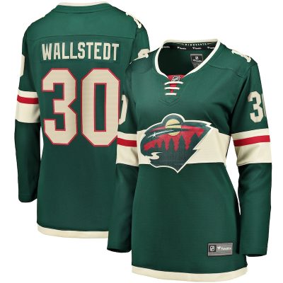 Jesper Wallstedt Minnesota Wild Women's Home Breakaway Jersey - Green