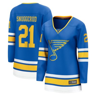 Jimmy Snuggerud St. Louis Blues Women's Home Breakaway Jersey - Blue