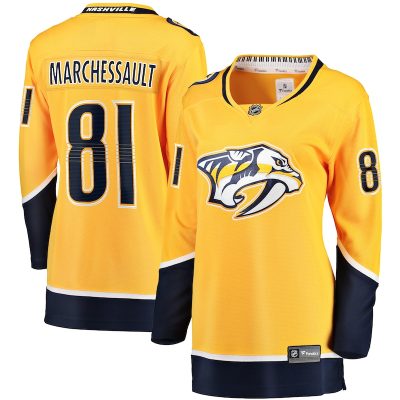 Jonathan Marchessault Nashville Predators Women's  Breakaway Jersey - Gold