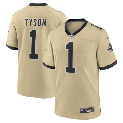 Jordyn Tyson New Orleans Saints 2026 NFL Draft First Round Pick No. 8 Alternate Game Jersey - Gold
